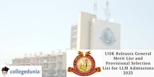 UOK Releases General Merit List and Provisional Selection List for LLM Admissions 2025